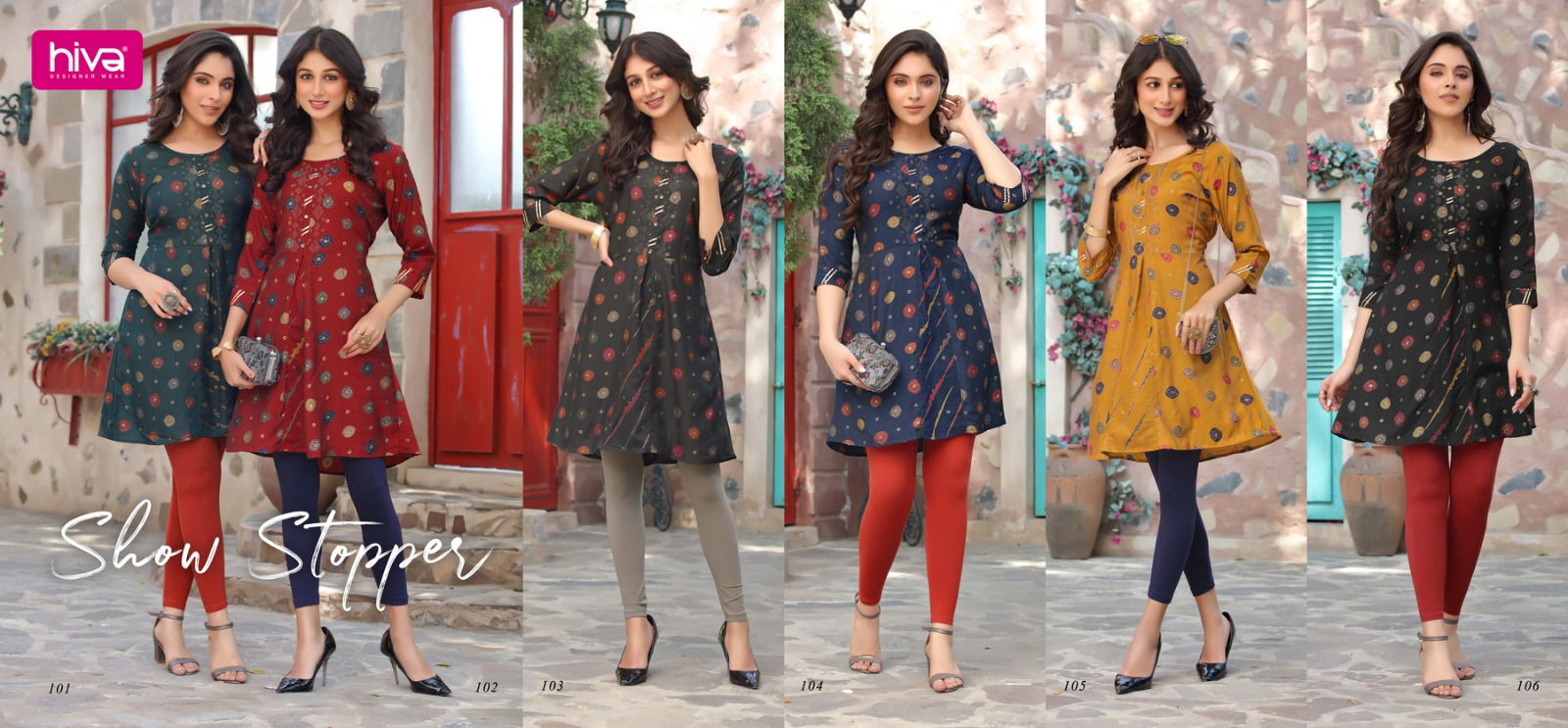 We Show Stopper By Hiwa Designer Kurtis Catalog